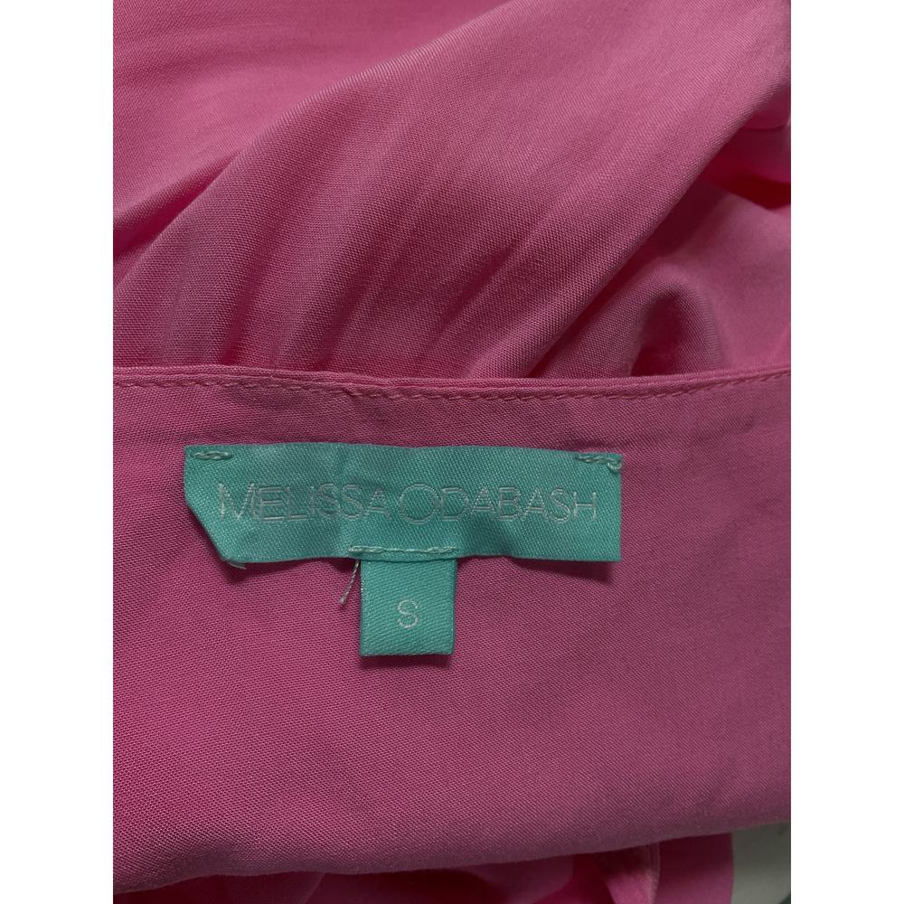 Melissa Odabash 'Elsa' Pink Wrap-Effect Voile Maxi Skirt Size S - Picture 4 of 5